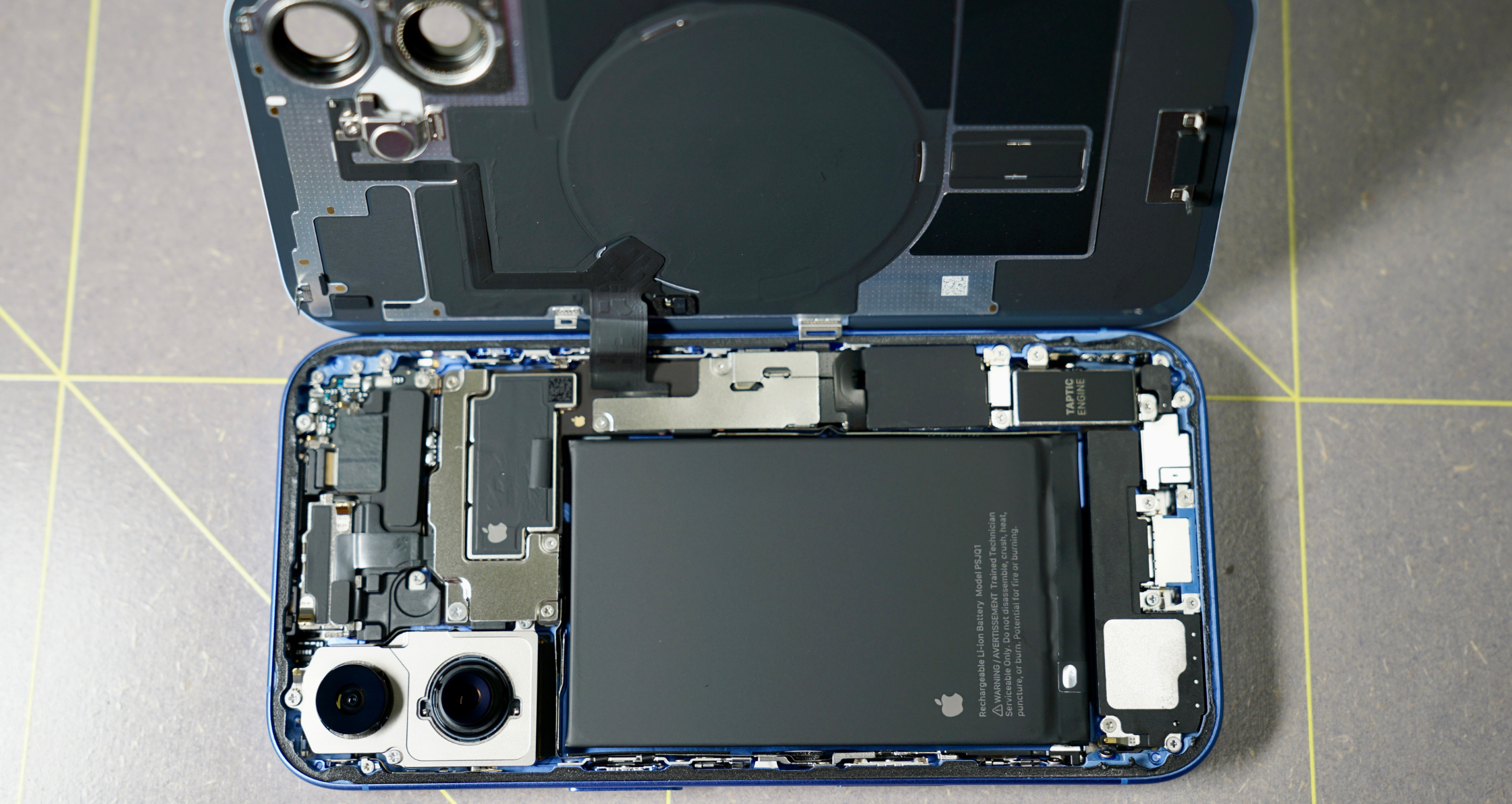 Real photo example of iPhone 16 replacement parts